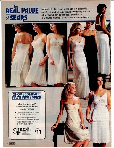 VINTAGE 80'S CATALOG LADIES BRAS SLIPS GARTER BELTS PHOTO CLIPPING AD PRINTS - Picture 2 of 4
