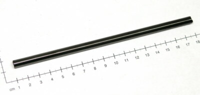Glassy carbon rod ~6''  length x 6.6mm dia. - 99.99% purity