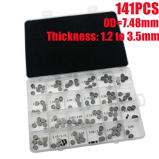 141pcs 7.48mm Valve Shim Kit for Honda CRF250R CRF250X 2004-2017 CBR1100XX 97–03