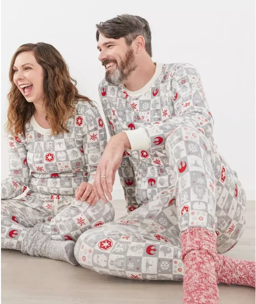 Hanna Andersson XL 成人长袖衬衫星球大战假日睡衣上衣  — 第 3/3 张图片