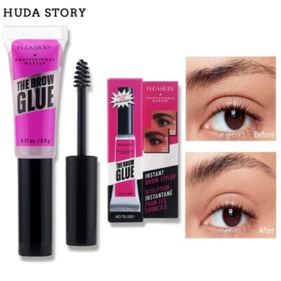 Huda Story transparentes wasserdichtes langanhaltendes Augenbrauengel für Damen Styling