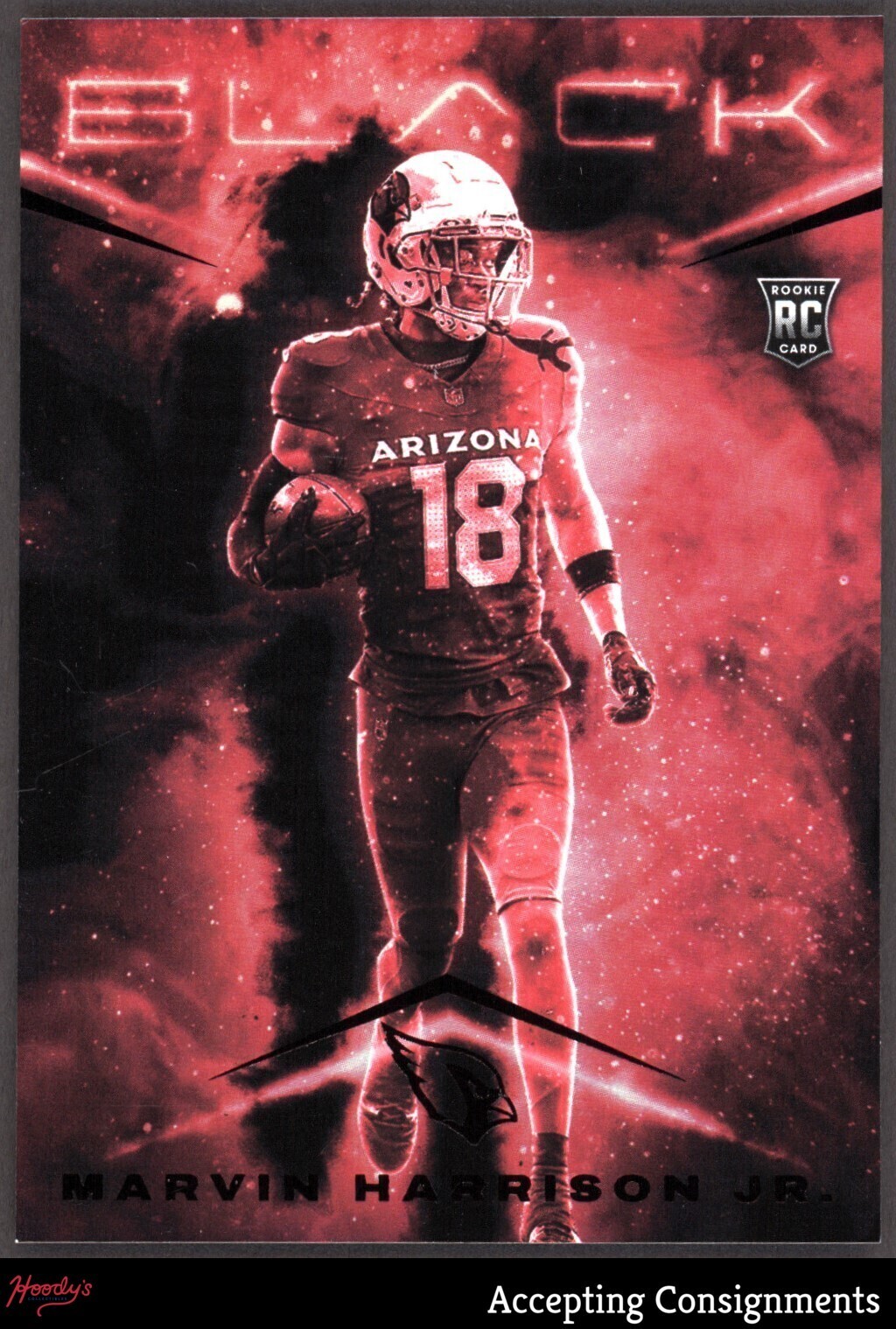 2024 Panini Black Smokescreen #4 Marvin Harrison Jr. RC CARDINALS ROOKIE SP