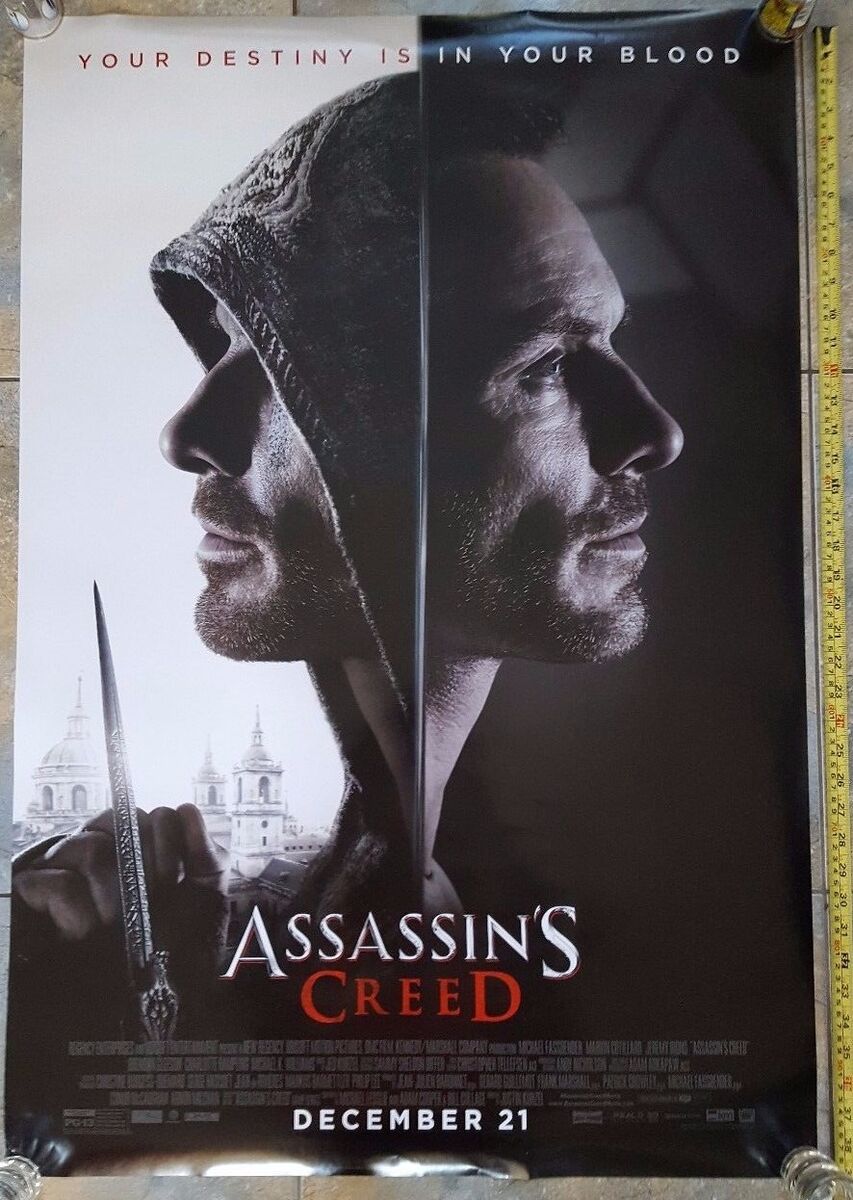 ASSASSINS CREED (2016) ORIGINAL POSTER 27 X 39