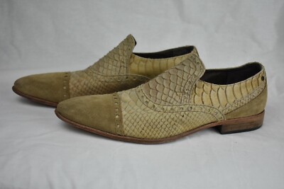 JUST CAVALLI Roberto Cavalli - designer low suede shoes - EU 40, US 8-9 