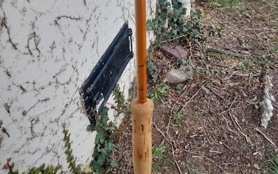 Asbjorn Horgard Konkurranse Hollow Built Bamboo Fly rod made in