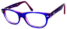 RAY-BAN JR RB1555 3666 Violet/Pink Crystal Eyeglasses Frame 46-16-130