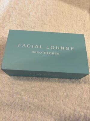 NEW ~ Facial Lounge Cryo Globes Frozen Ice Roller Cold Facial Massage Skincare