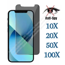 Wholesale Bulk For iPhone 14 13 Privacy Anti-Spy Tempered Glass Screen Protector