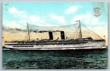 Los Angeles Steamship Company  SS Yale & Harvard   Postcard