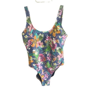 Salt Life Womens Floral One-Piece Swimsuit  Size M Live Salty Saltlife