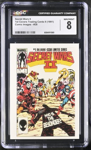 1991 Secret Wars II 1st Covers Marvel Comics Presents Card #28 CGC 8 NM/MINT