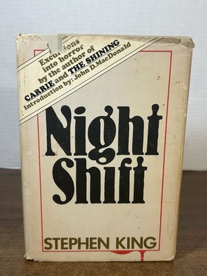 Vintage NIGHT SHIFT by Stephen King 1978 Hardcover DJ Book CLub