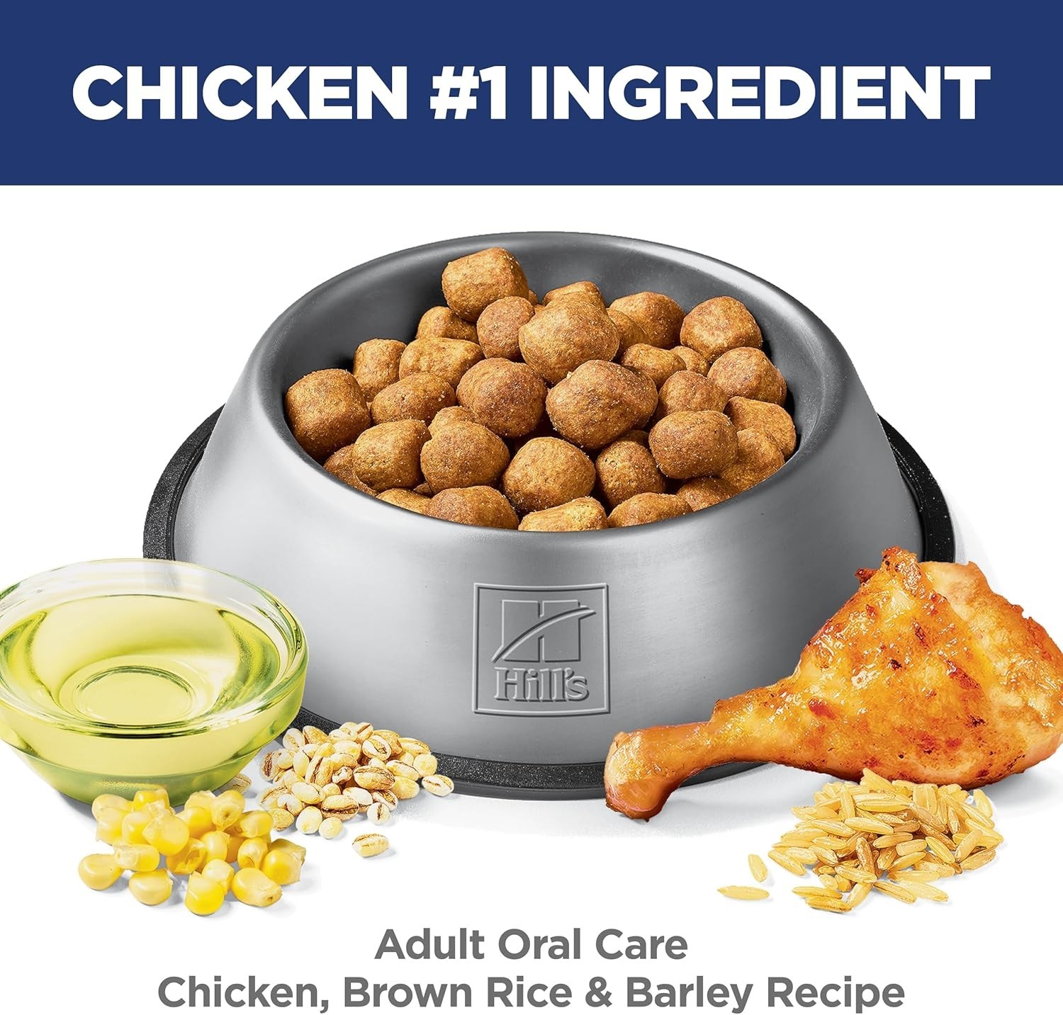 Hill's Science Diet Adult Oral Care Chicken Rice & Barley Dry Dog Food, 28.5 Lb.