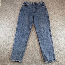 Lee Riders Jeans Women 30 Blue Acid Wash High Waisted Tapered Leg Vintage 90s