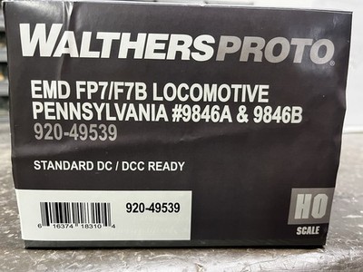 920-49539 Walthers Proto HO Scale EMD FP7 & F7B DC Pennsylvania Railroad #9846A