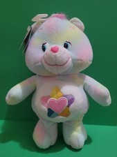 2005 True Heart Talking Care Bear Plush Tie Dye Vintage Works Great Rare 10".