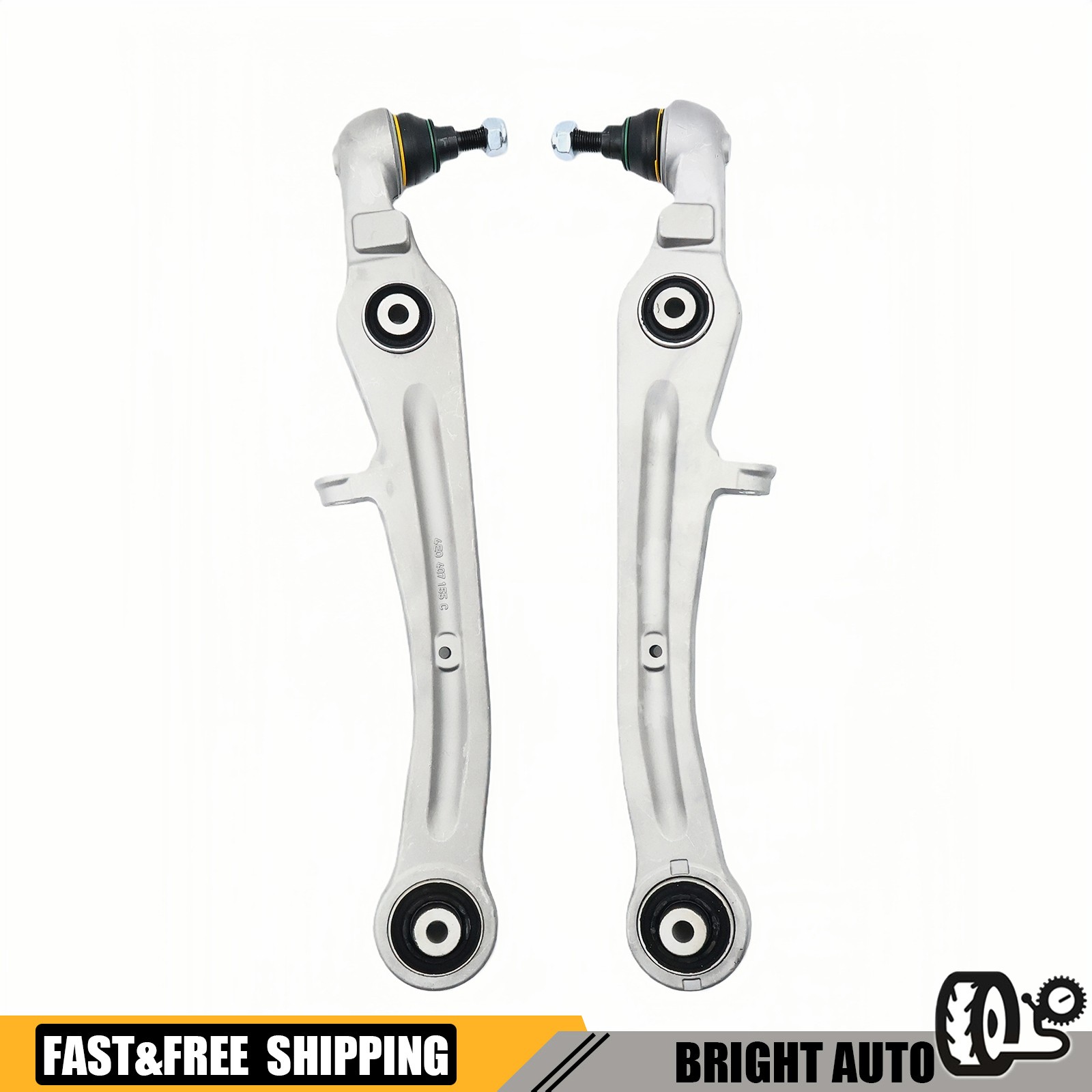 Bentley Continental GT 2004-2019 Front Left Control arms Set P/N 3W0407510