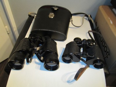 2x altes Fernglas für Sammler    Revue mit Hülle 8 x 40 + Hapo Spezial 8 x 30
