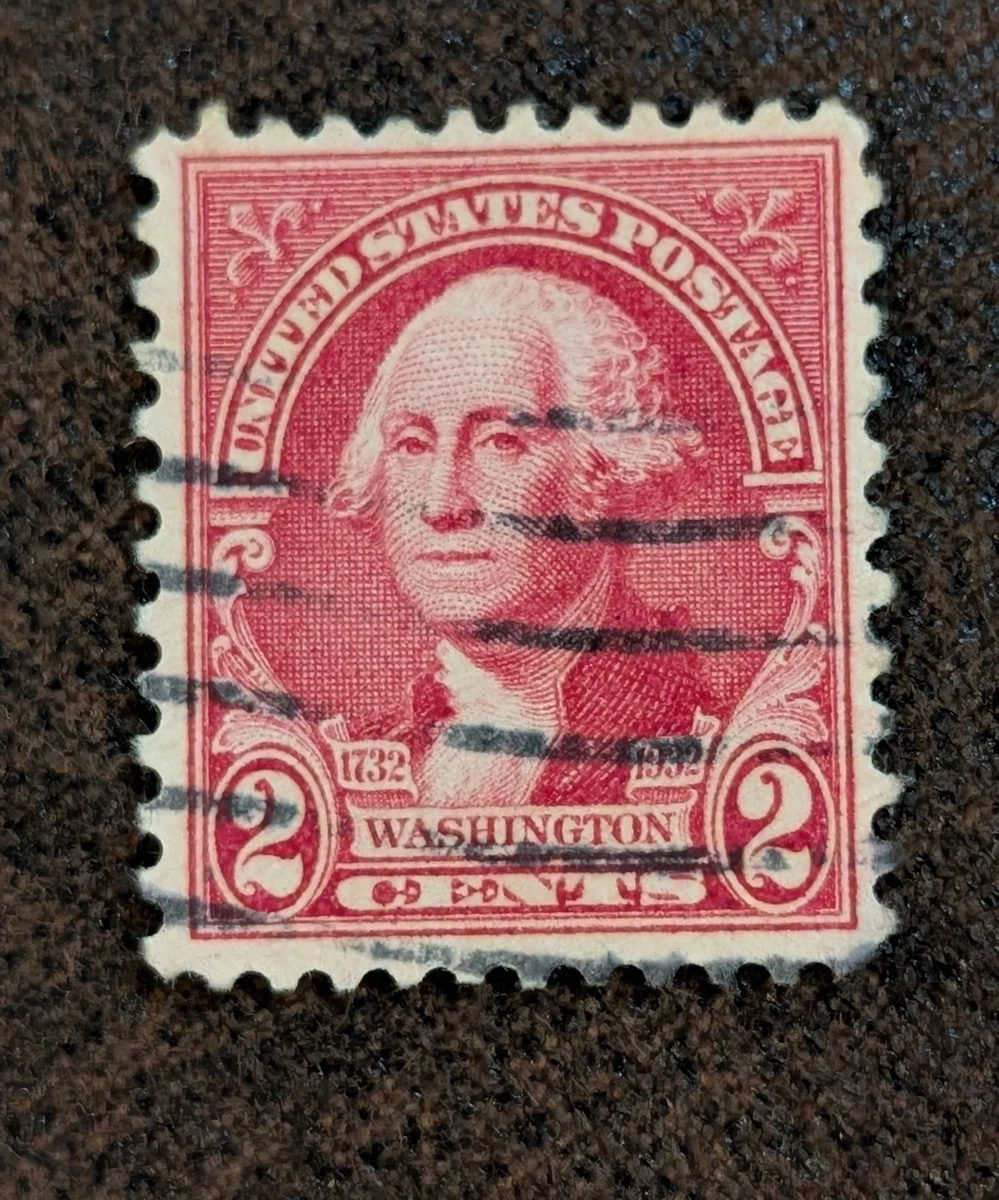 アメリカ　ジョージ・ワシントン2セント使用済切手　レッドリネン Washington Red Used US Stamps (1901-Now) for sale | eBay