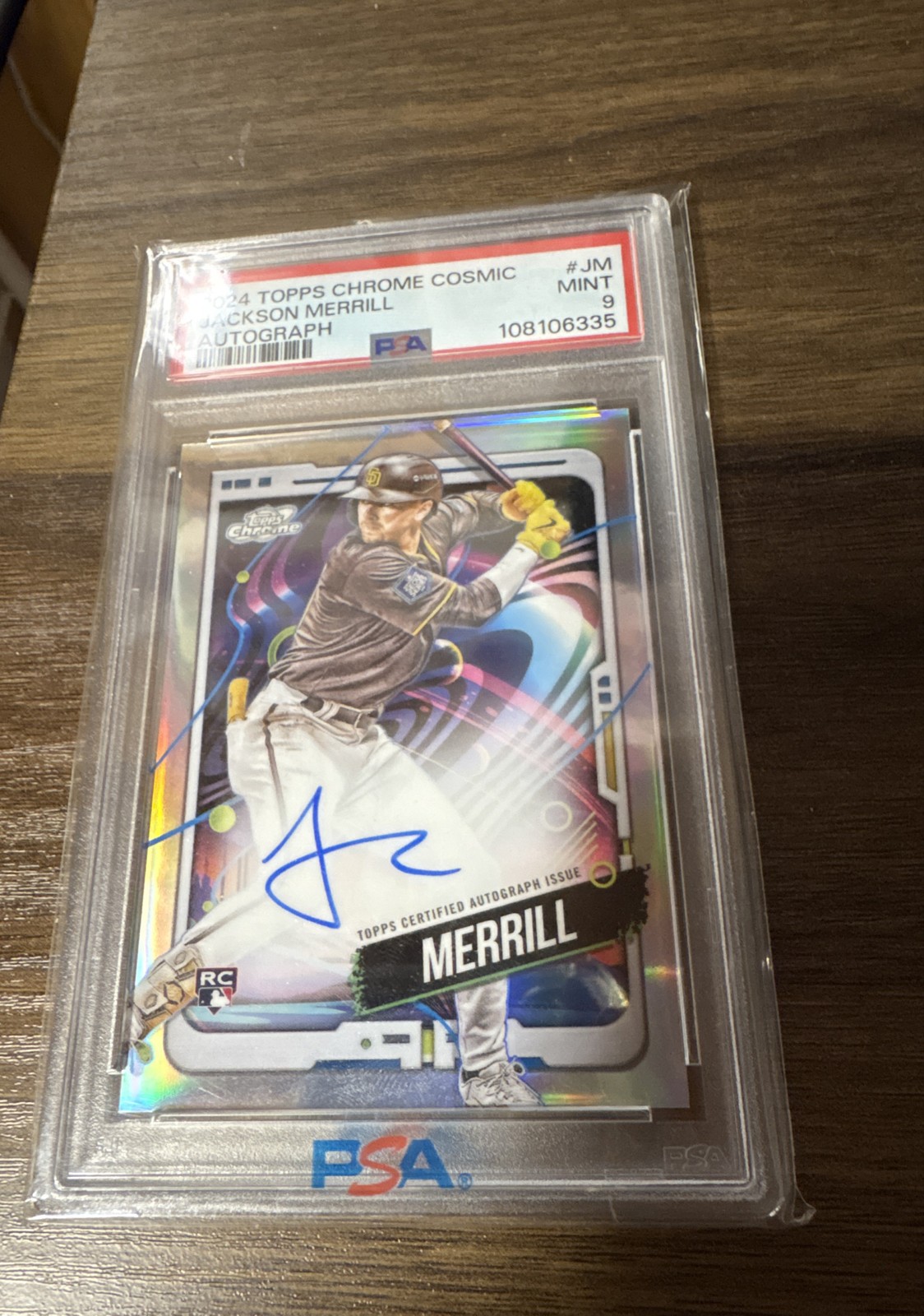 2024 Topps Cosmic Chrome - Autographs Jackson Merrill #CCA-JM (AU, RC)