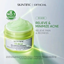Skintific 3X Acids Acne-Care Gel Moisturizer 30G - 1 Pack
