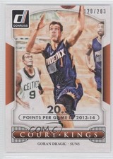 2014-15 Panini Donruss Court Kings Stat Line Season 120/203 Goran Dragic #18 9t3