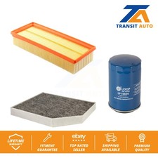Air Cabin Engine Oil Filters (3 Total) Kit For Audi Q5 A4 Quattro A5 KFM-100028
