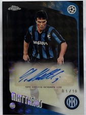Lothar Matthaus Chrome UCL 2026 Black /10 Auto