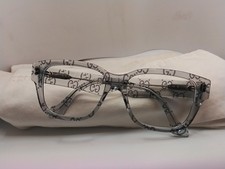 GUCCI GG1428O Crystal GG Monogram Print Unisex Eyeglasses Optical 55  16-145