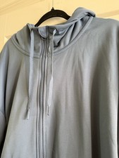 Mondetta Blue Fleece Full Zip Hoodie Women's XL Long Sleeve NWOT