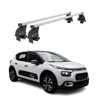 Menabo DachträGer GrundträGer FüR CitroëN C3 Iv 2024-2026 Stahl Grau 2Tlg