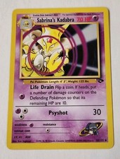 Sabrina's Kadabra 58/132 Gym Challenge Regular LP Pokemon