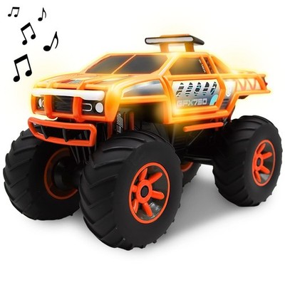 Monster Truck with Lights & Sounds, Motorized Orange Truck for Boys, Girls, T...