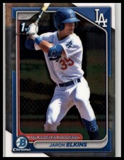 2024 Bowman #BCP-106 Jaron Elkins Chrome Prospects