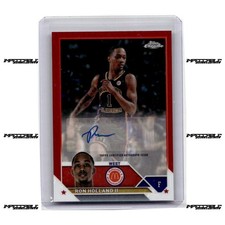 2023 Topps Chrome McDonald's A/A - Red #CA-RH Ron Holland II Rookie Auto 3/5