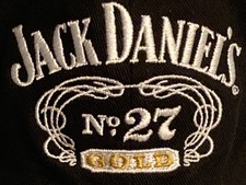 Jack Daniels Baseball Cap GOLD No. 27 - tough one to find!!