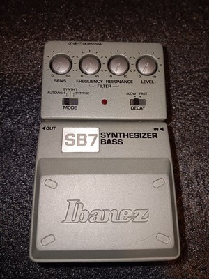 Ibanez SB7 Synthesizer Bass Tone Lok Guitar Effect Pedal Synth Fuzz Wah