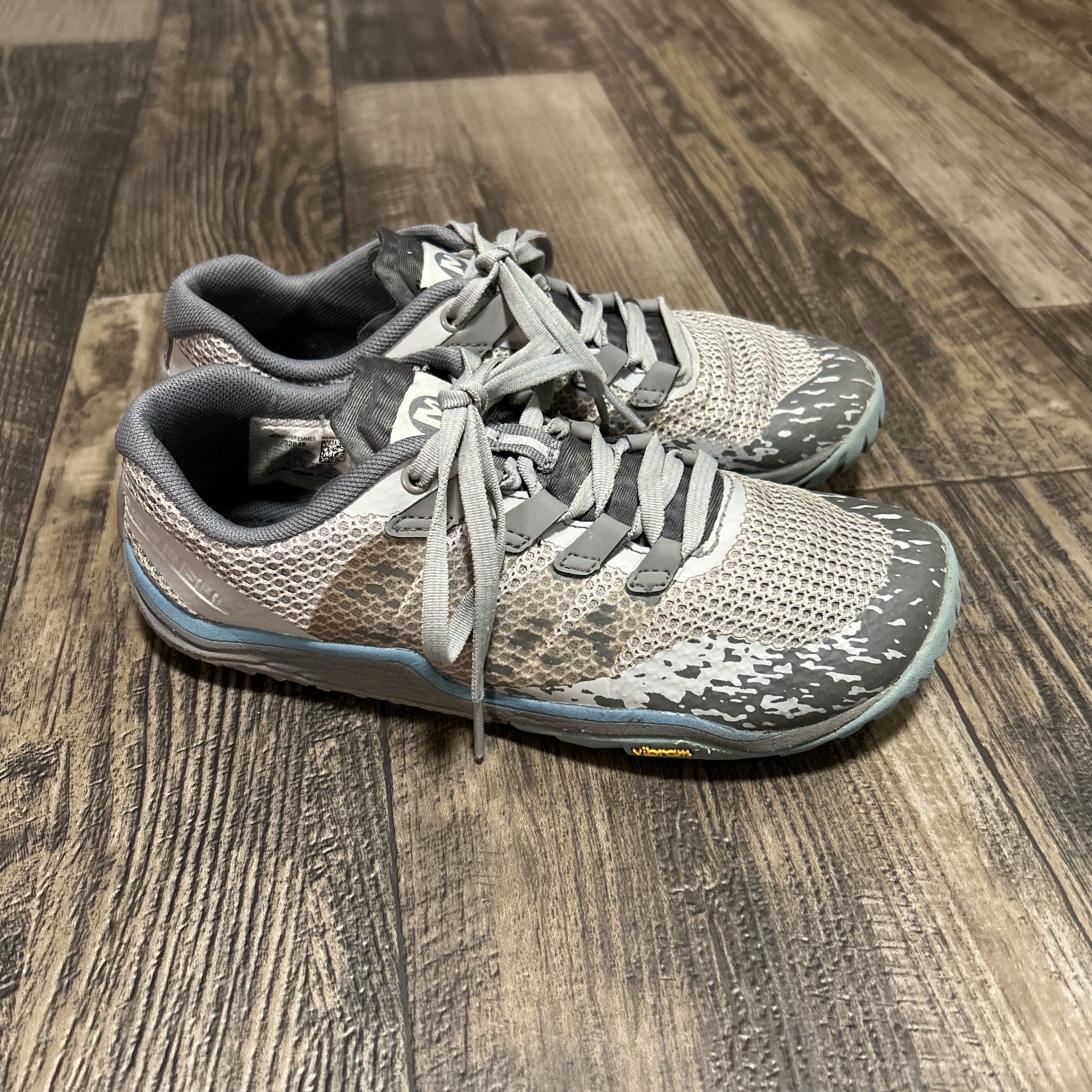 Merrell Trail Glove 5 Scarpe da Escursionismo Antiscivolo Piedi Nudi Flessibile 6 Grigio