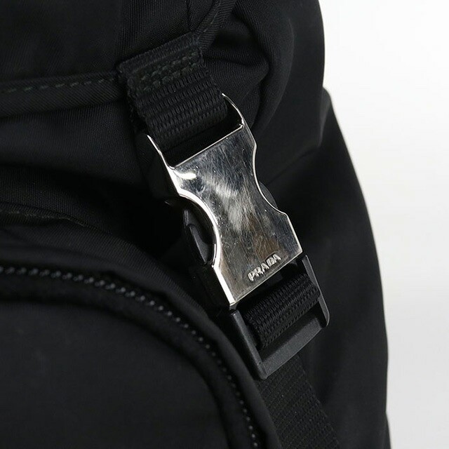 Used PRADA Rucksack Women s Brand PRADA Re Nylon Backpack Black Bag from japan thumbnail 10