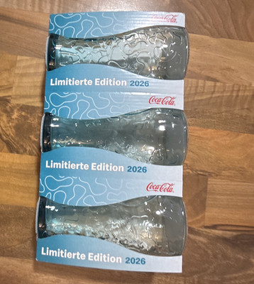 Coca-Cola Gläser Limited Edition 2026 Original, 3er-Set / 3 Stück