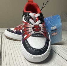 Spiderman kids shoes boys Size 6 Toddler Ground Up Spiderman