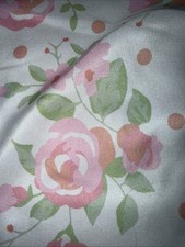 My Baby Sam, Inc Pink Roses White Stripes Baby Girl Crib Collection 9 Pieces