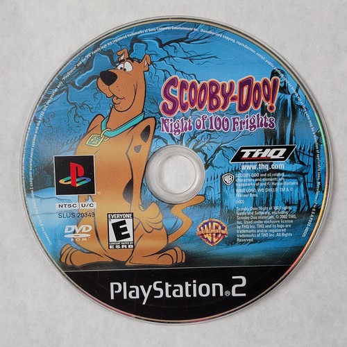 Scooby-Doo Night of 100 Frights Sony PlayStation 2 Loose Disc Only PS2 THQ