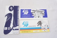 London Luton Passenger Airport Information Booklets