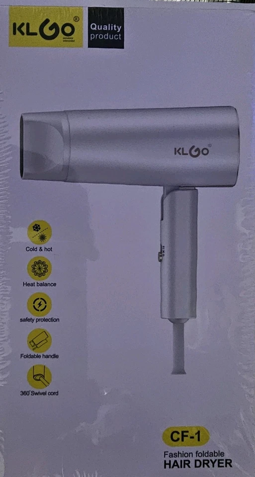 KLGO  CF-1 fashion hair foldable hair dryer - Image 4 of 4