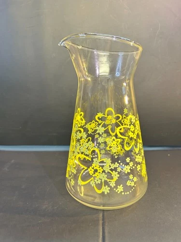 VINTAGE Pyrex Crazy Daisy Spring Blossom Juice Carafe Pitcher NO LID