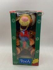 Vintage 1998 Telco Disney Tigger Christmas Animated Figure Tested