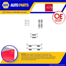 Hand Brake Shoe Fitting Kit fits KIA SPORTAGE QL 2.0D Rear 15 to 22 D4HA Apec