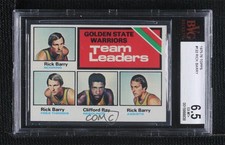 1975-76 Topps Team Leaders Rick Barry Clifford Ray #122 BVG 6.5 HOF 0q3