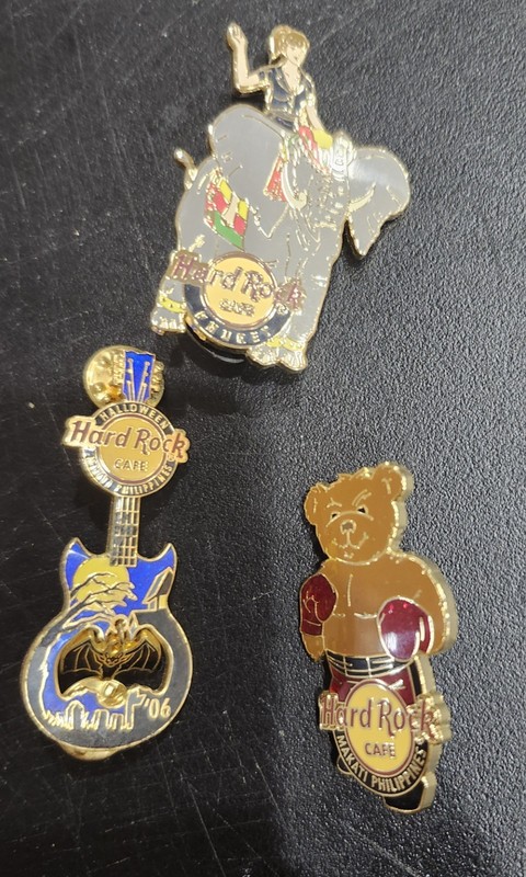 Hard Rock Cafe Lot Of 3 Enamel pins lot #6